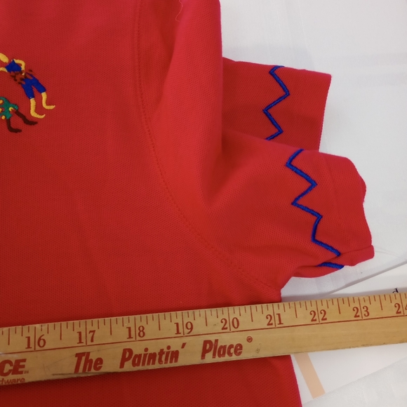 Nwt Alfred Dunner top, color is actually a reddish/fuchsia pink - Picture 3 of 6